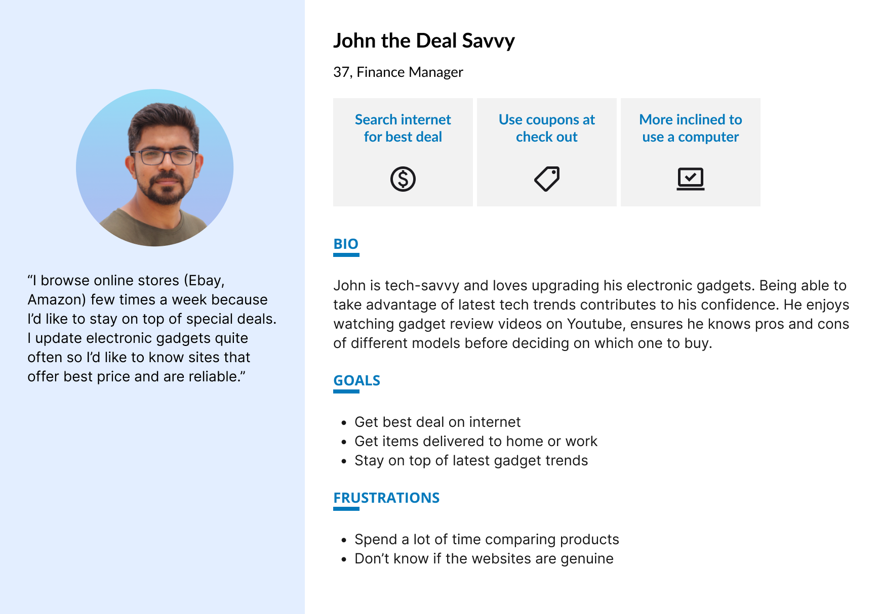 John persona profile