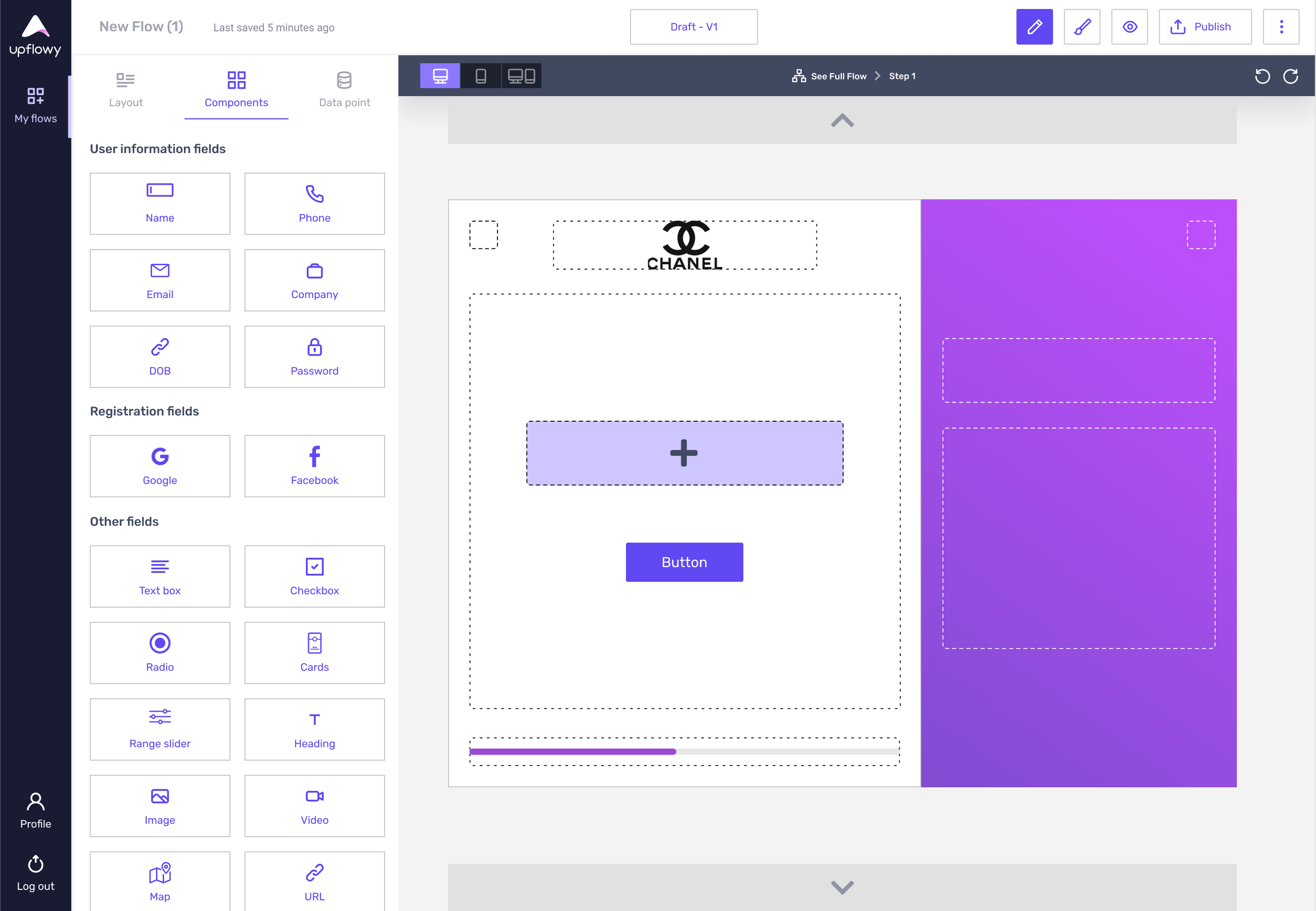 Form editing interface 2